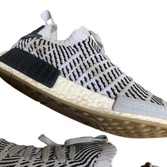 Rare Adidas NMD R1 STLT Grey Black Size 11.5 - Picture 11 of 14